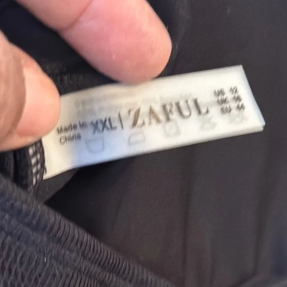 Zaful Black Bikini Classic Swimwear NWT XXL - Picture 5 of 9